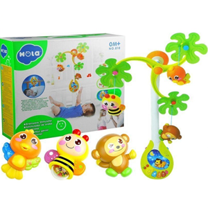 اسباب بازی آویز تخت موزیکال هولی تويز Hola Toys مدل 818 -اسباب بازی
